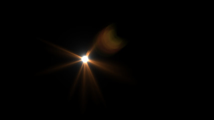 orange lens flare