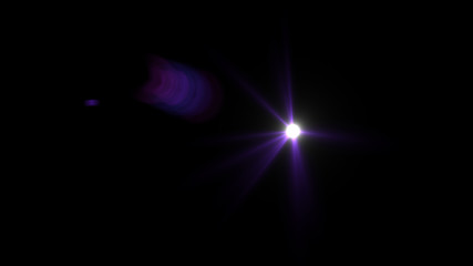 purple lens flare