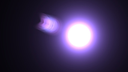 purple lens flare