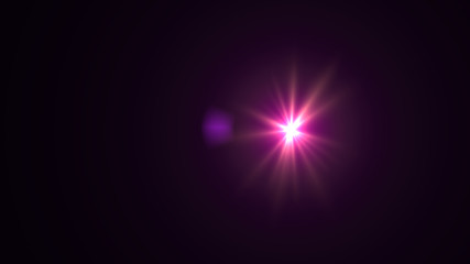 purple lens flare