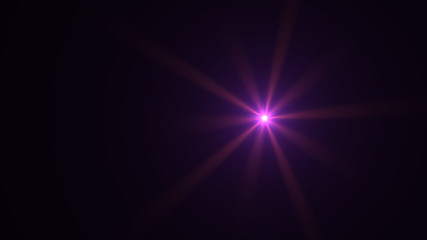 purple lens flare
