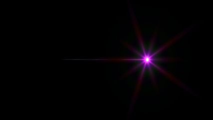 purple lens flare