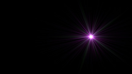 purple lens flare