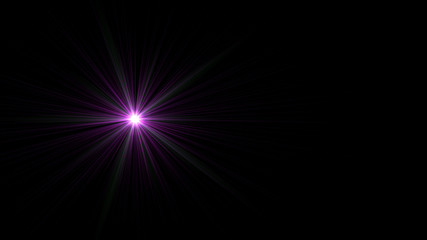 purple lens flare