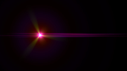 purple lens flare