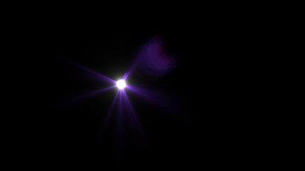 purple lens flare