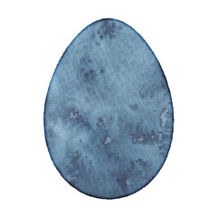 Isolated Watercolor Egg