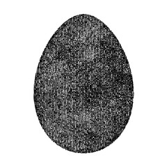 Grunge Isolated Egg