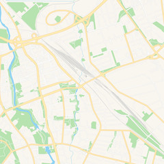 Fototapeta na wymiar Seinajoki, Finland printable map