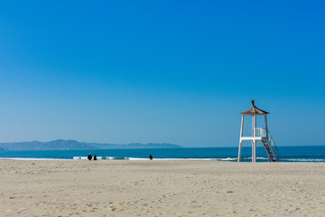 a sunny day at the beach