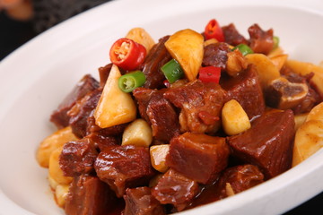meat with vegetables