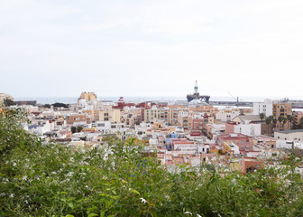 Obraz premium Alméria quartier du port