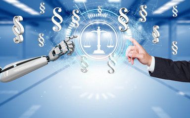 Die Verbindung zwischen der KI und Menschen im Rechtswesen