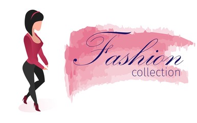 Flyer Fashion Collection International Exhibition.