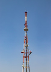 TV repeater, mast for broadcast TV signal