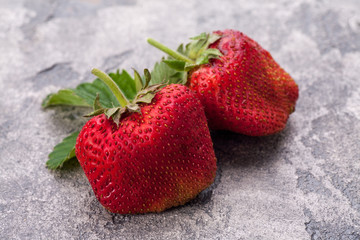 Strawberries on background