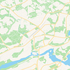 Fototapeta premium Nokia, Finland printable map