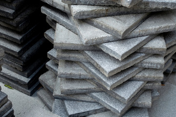 Cement pad overlaid, 