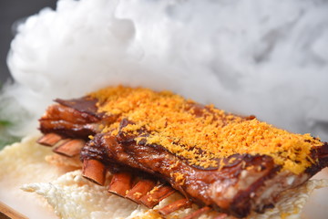 grilled steak on a plate