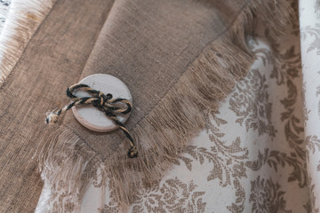 Home made shabby texture with buttons