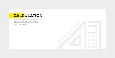 CALCULATION BANNER CONCEPT