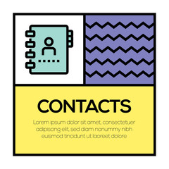 CONTACT ICON CONCEPT