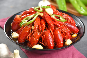 red peppers in a bowl