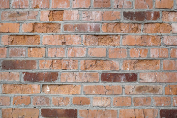 Weathered brick wall texture