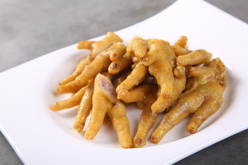 french fries with sauce