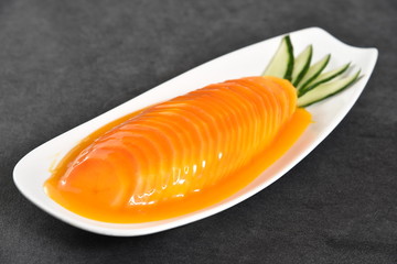 salmon on a plate