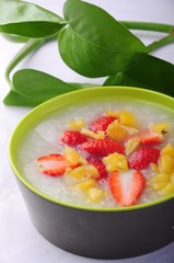 fresh fruit salad in a bowl