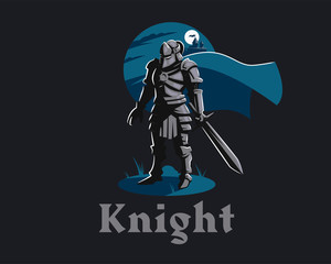 Knight armor sword