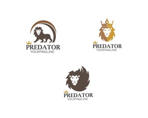 lion logo vector illustration