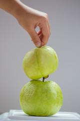 Guava in hand