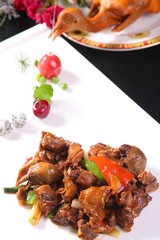 meat with vegetables