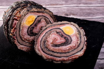 Lamprea rellena