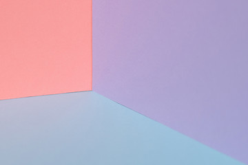 Naklejka premium colored paper as fashion texture background in three color tone.