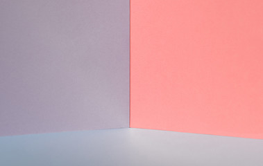 colored paper as fashion texture background in three color tone