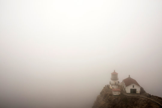 The lighthouse at Pt Reyes National Seashore.
