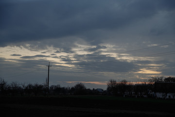 evening sky