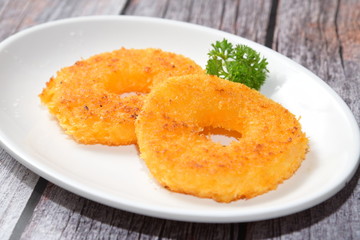fried egg on plate