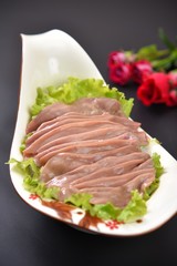 salad with ham and cheese