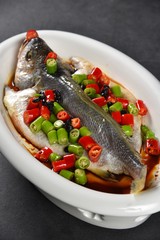 fish with vegetables
