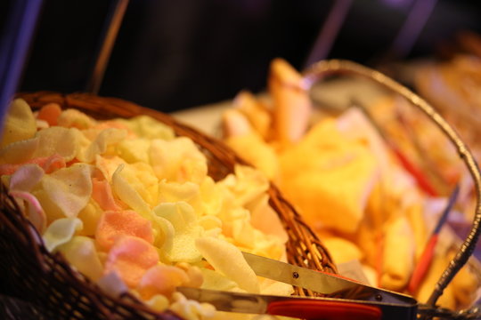 Closeup of indian snacks 