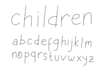 Lowercase Alphabet Vector
