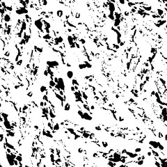 Seamless pattern with hand drawn grunge texture. Vector imprints and stamps.