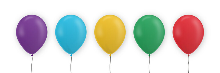 Bunte Luftballons Set