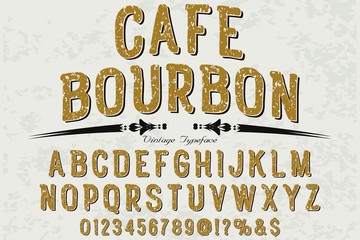 Obraz premium vintage fontColorful Comics Retro Typeface. Vector Illustration