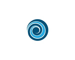 Circle logo vector icon