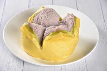 ice cream in a bowl